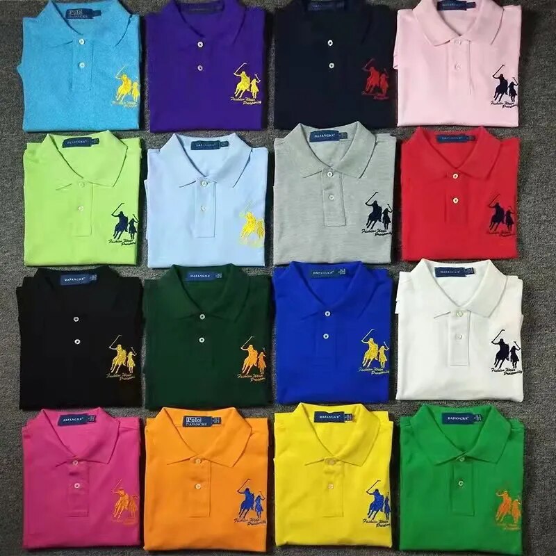 Herren Poloshirt POLO Shirt Zip Kontrast Kragen Kurzarm Slim Fit Hemd Polohemd