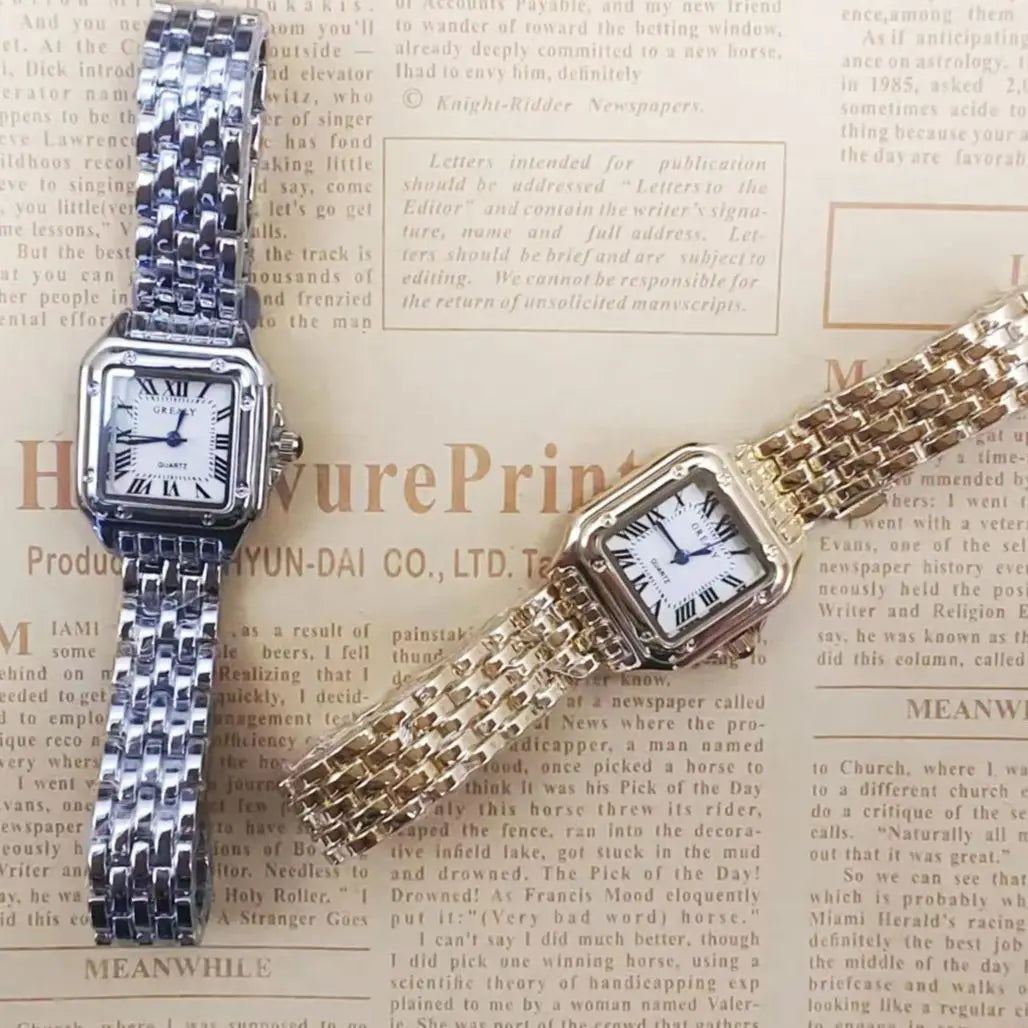 Damen Armbanduhr Quarzuhr Luxus Quartz Armband Uhr Chronograph Business Damenuhr