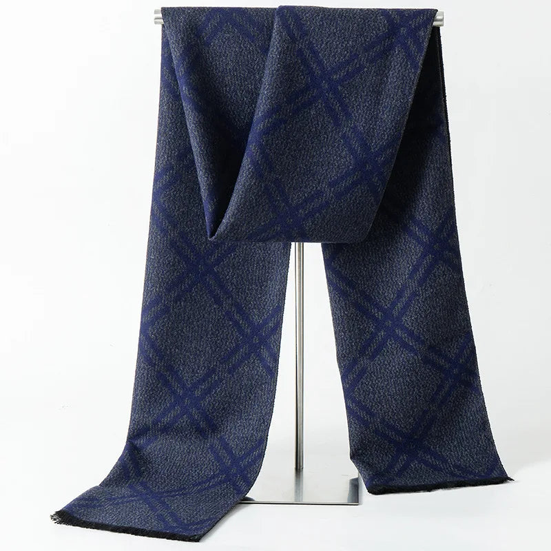 Herren Schal Winterschal Stola Schlauchschal Halstuch Wollschal Strickschal Loop