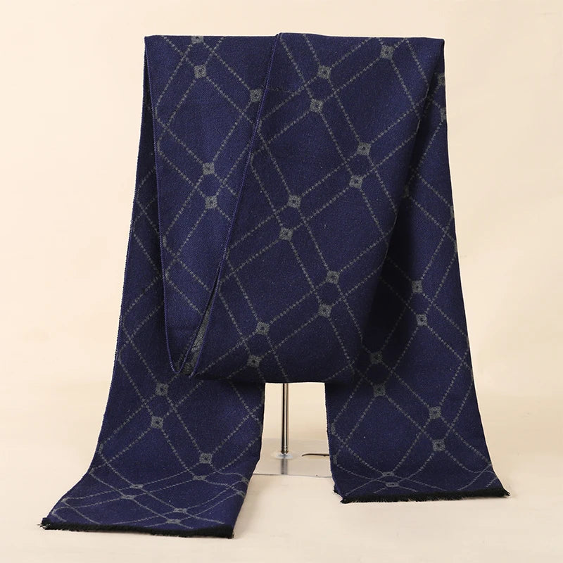 Herren Schal Winterschal Stola Schlauchschal Halstuch Wollschal Strickschal Loop