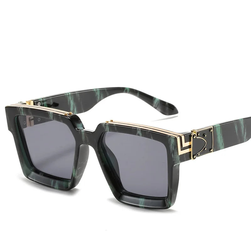 Damen Sonnenbrille Luxus Modische Herren Brille Vintage Pilotenbrille UV400