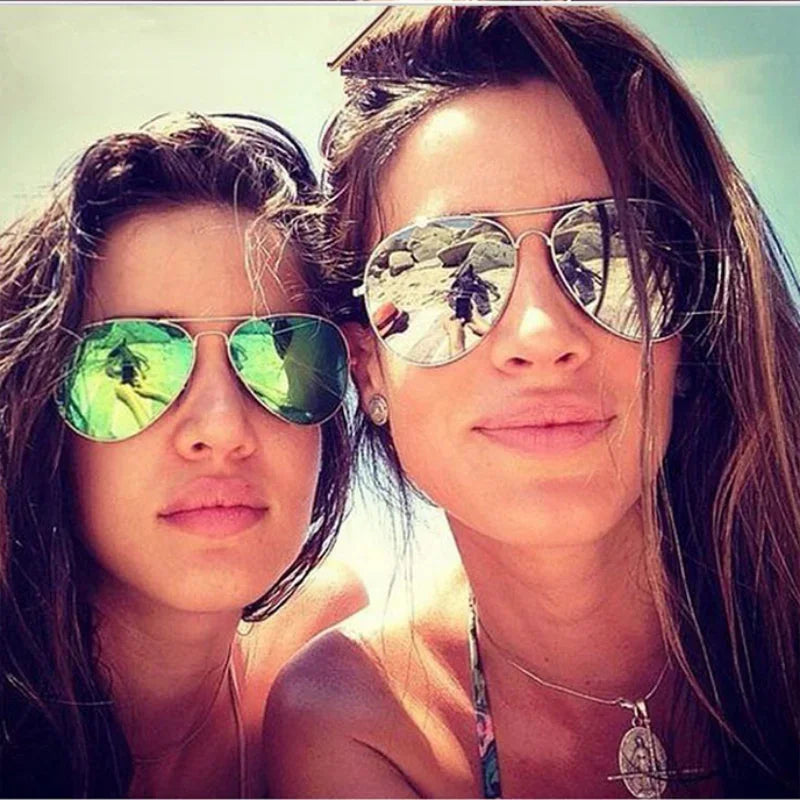 Occhiali da Sole Pilota per Donna e Uomo Specchiati Fotocromatici Polarizzati UV