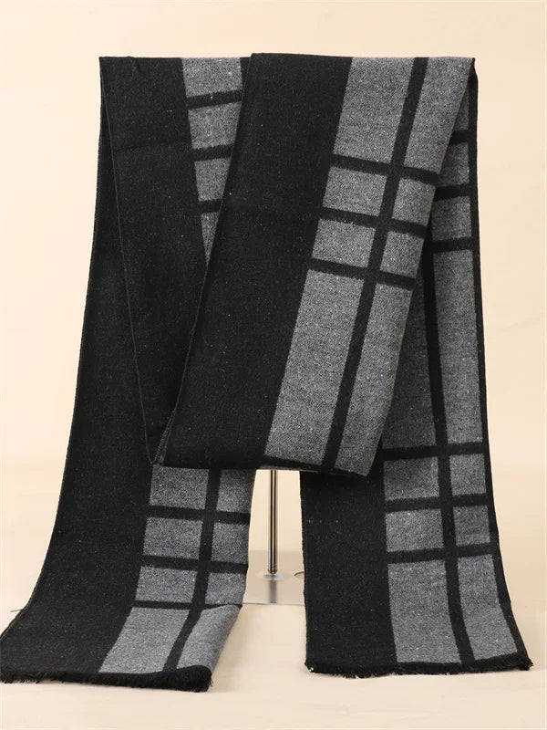 Herren Schal Winterschal Stola Schlauchschal Halstuch Wollschal Strickschal Loop