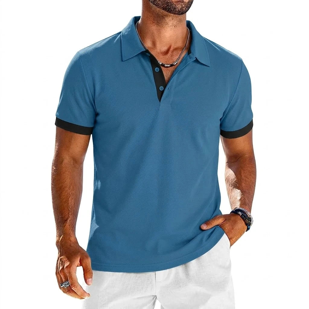 Herren Poloshirt POLO Shirt T-Shirt Kurzarm Hemd Fashion Polohemd Herrenmode Top