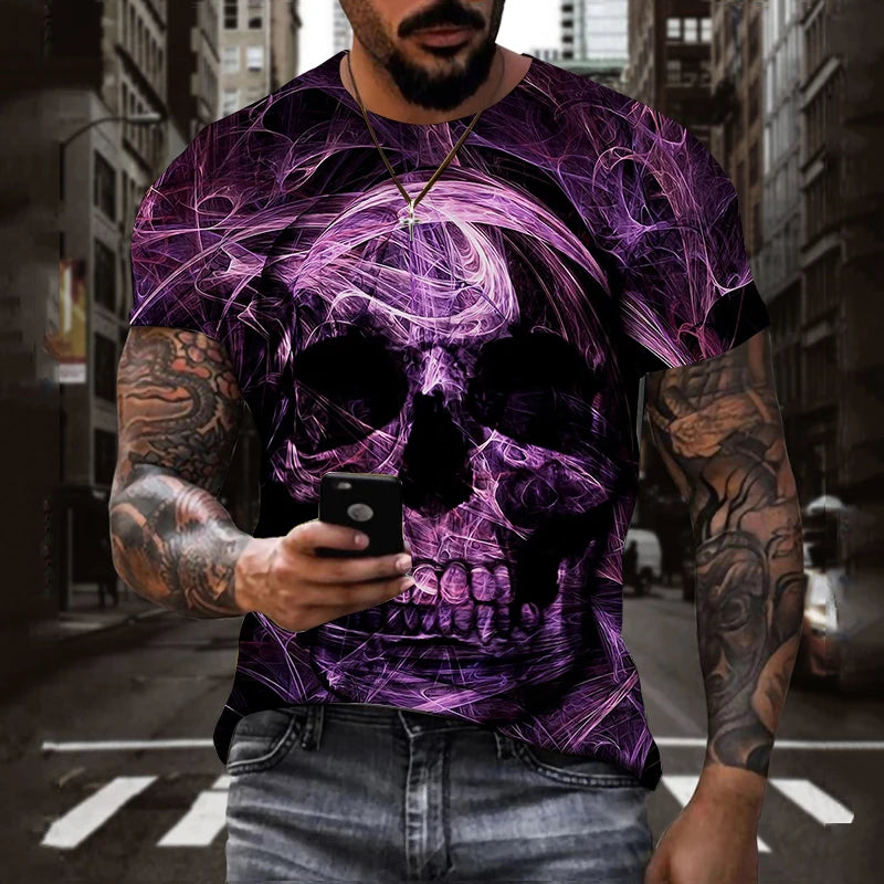 Fashion Sommer T-Shirt Herren Vintage Shirt Rundhals Unisex Streetwear Tank Top