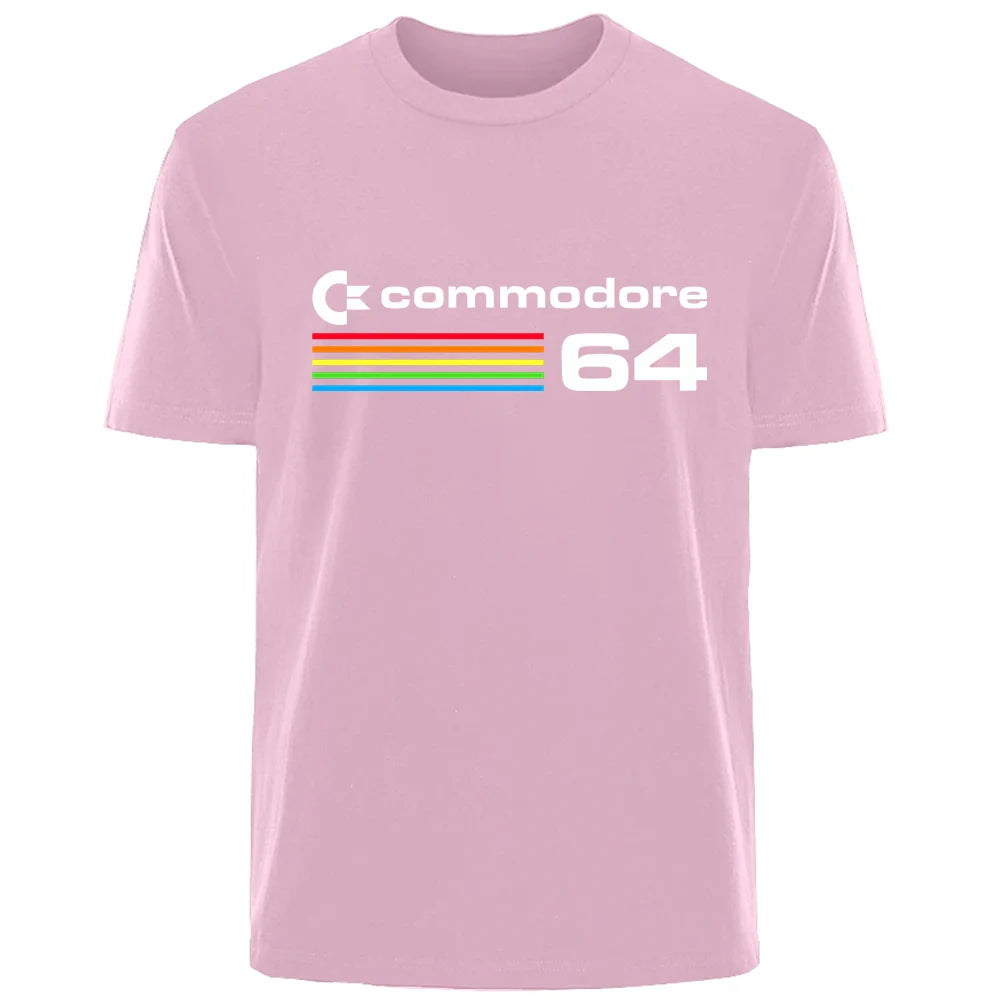 Fashion Herren Commodore 64 T-Shirt Rundhals Unisex Sommer Streetwear Tank Top