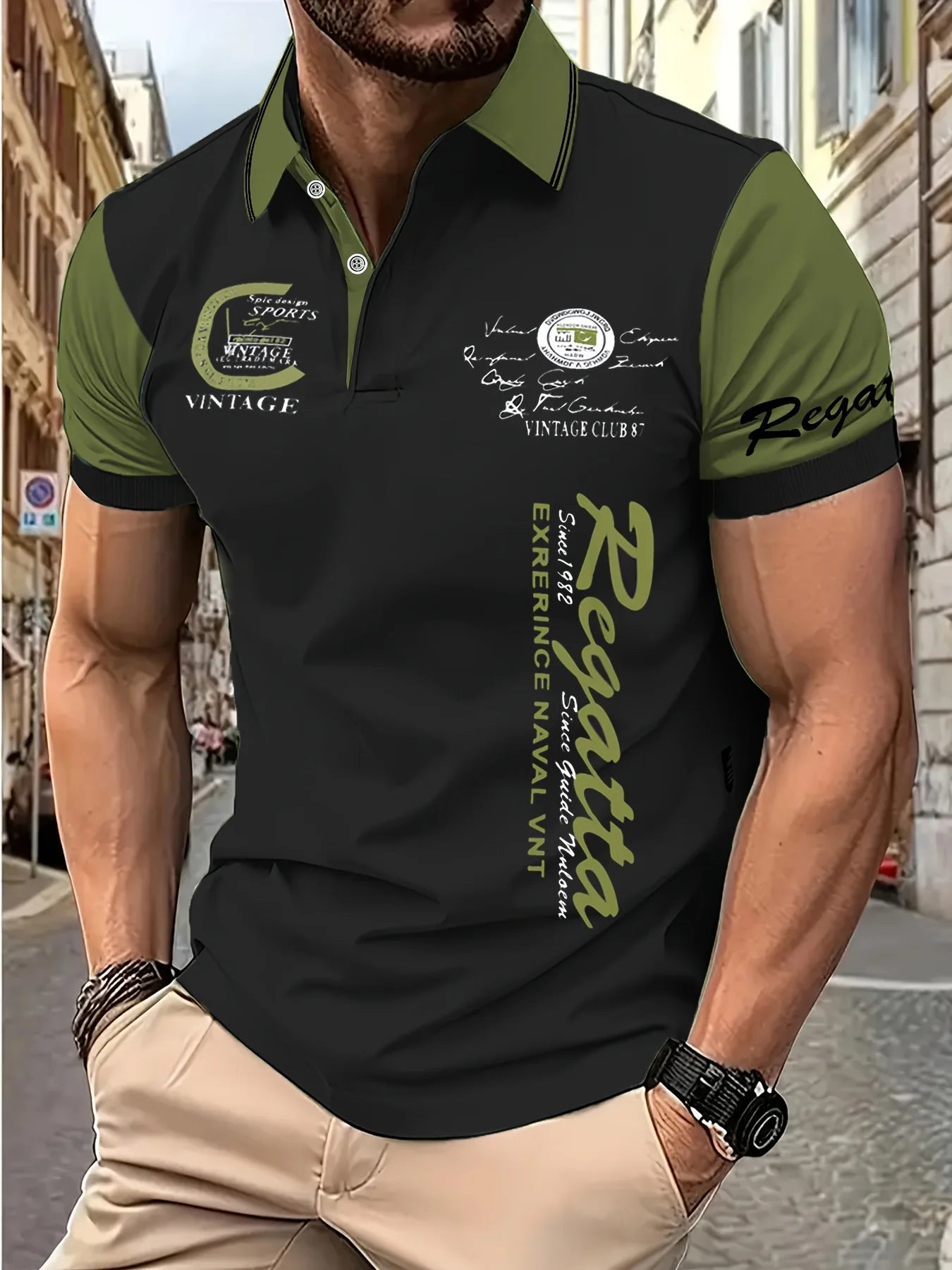 Herren Poloshirt POLO Shirt T-Shirt Kurzarm Hemd Fashion Polohemd Herrenmode Top