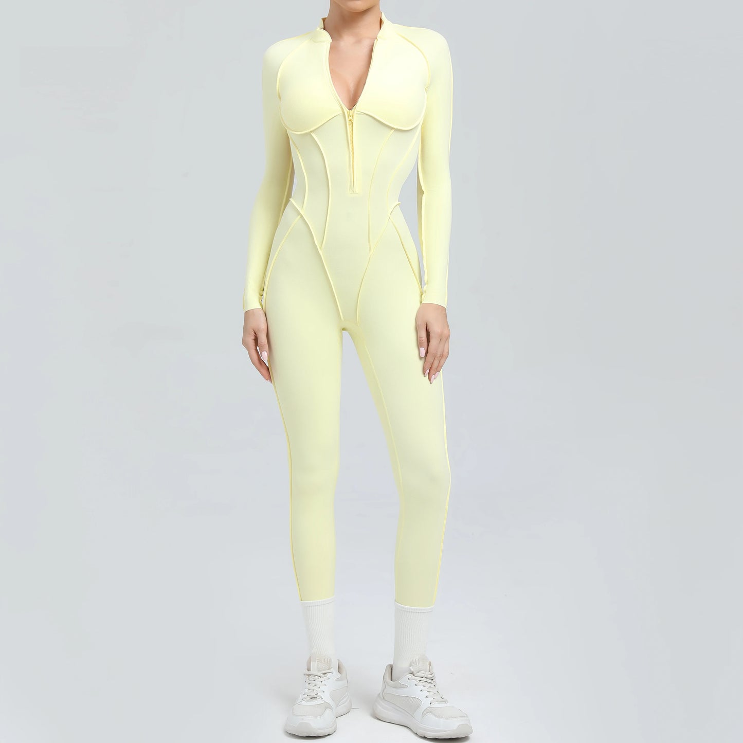 Yoga Fitness Overalls Jumpsuit Gym Stretch Leggings Jogging Anzug Top Push Up