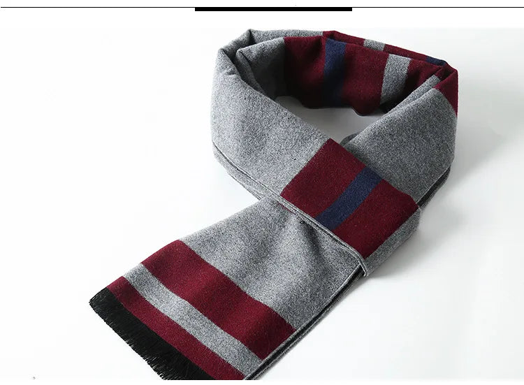 Herren Schal Winterschal Stola Schlauchschal Halstuch Wollschal Strickschal Loop