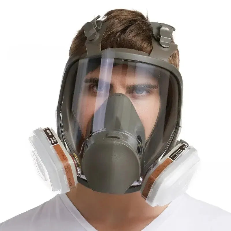 6800 Atemschutzmaske Gasmaske Vollmaske Filter Vollgesichtsschutz Anti-Beschlag
