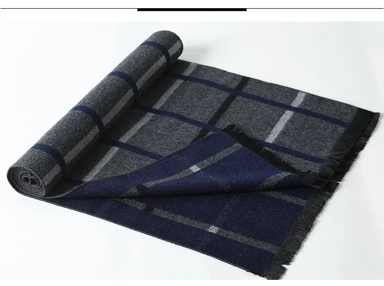 Herren Schal Winterschal Stola Schlauchschal Halstuch Wollschal Strickschal Loop
