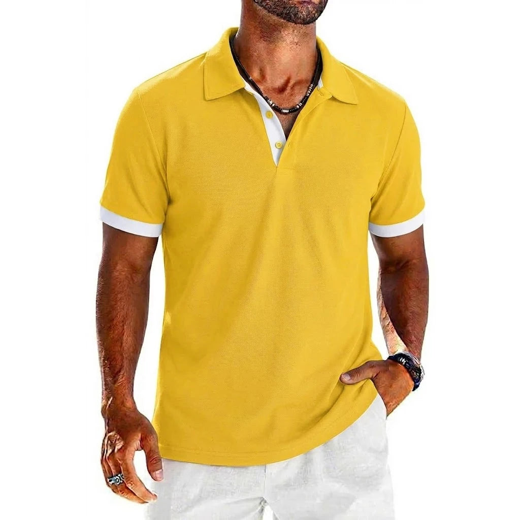 Herren Poloshirt POLO Shirt T-Shirt Kurzarm Hemd Fashion Polohemd Herrenmode Top