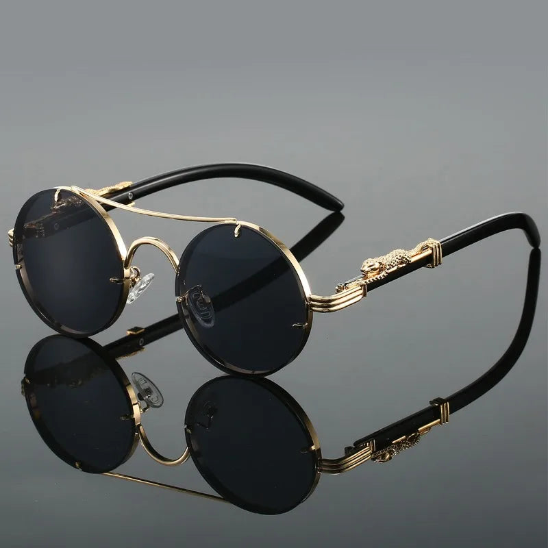 Damen Sonnenbrille Luxus Modische Herren Brille Vintage Pilotenbrille UV400