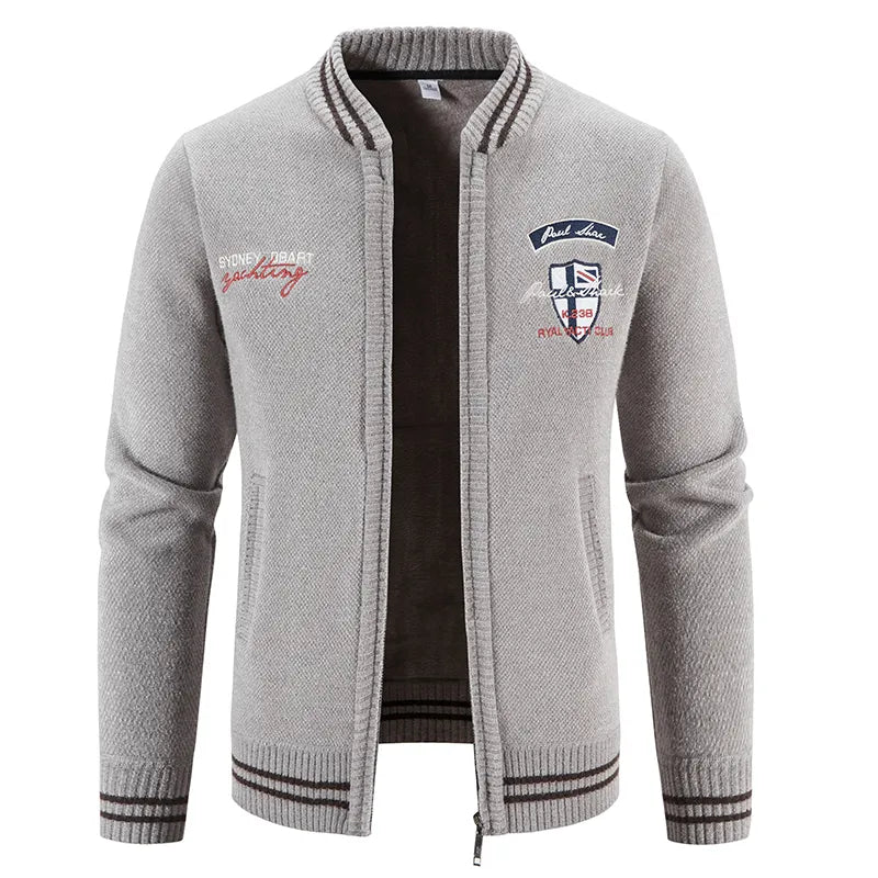 Herren Herbst Jacke Übergangsjacke Warme Sweatjacke Outdoor Zipper Sweater NEU