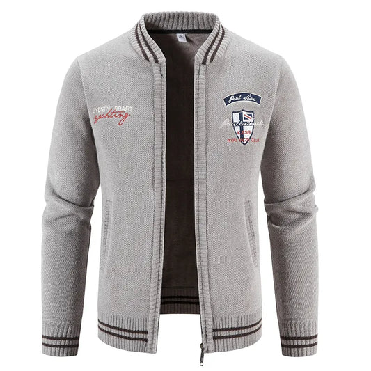 Herren Herbst Jacke Übergangsjacke Warme Sweatjacke Outdoor Zipper Sweater NEU