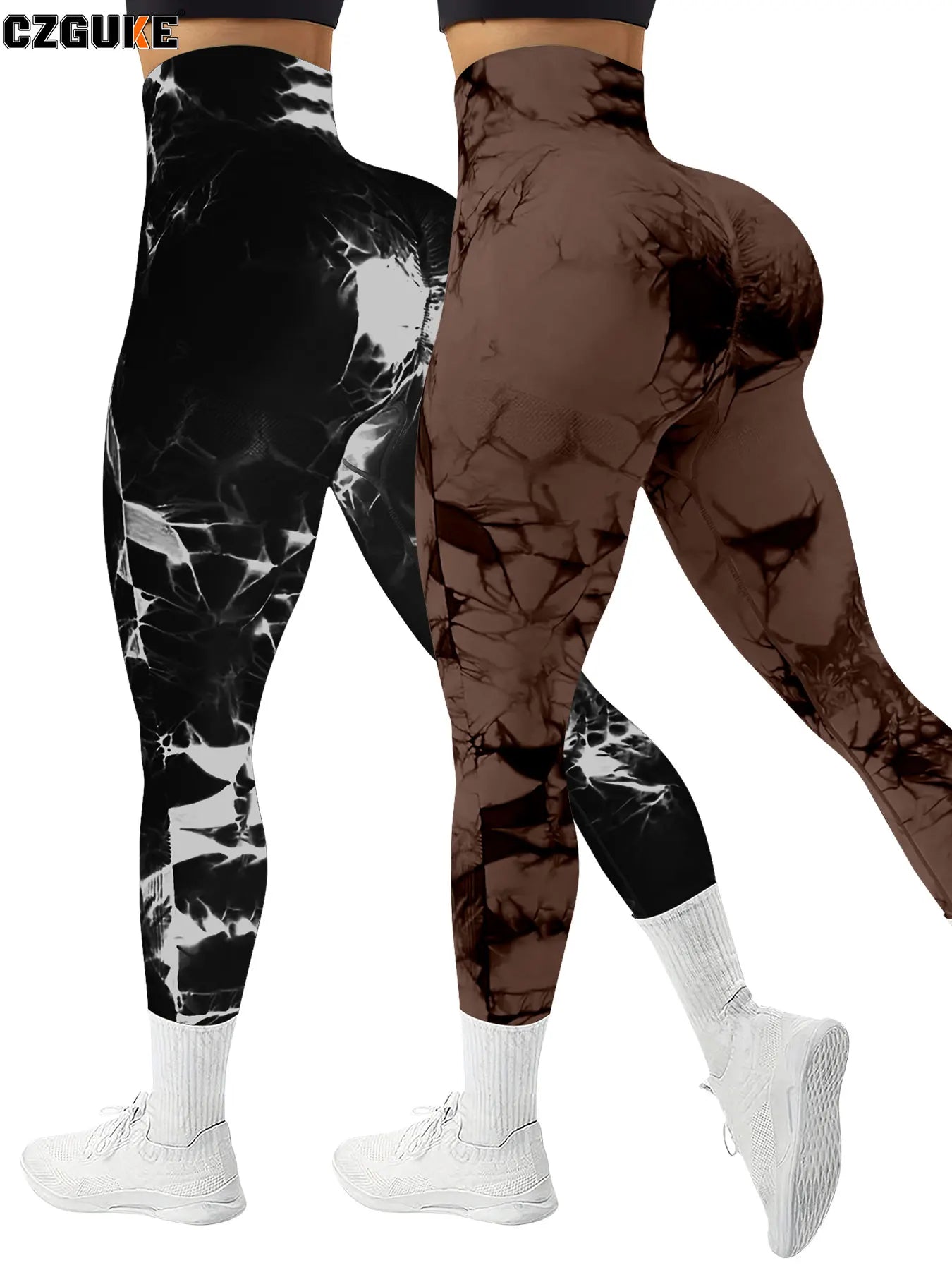 Yoga Leggings Push Up Damen Sport Hose Fitness Gym Stretch Leggins Jogginghose