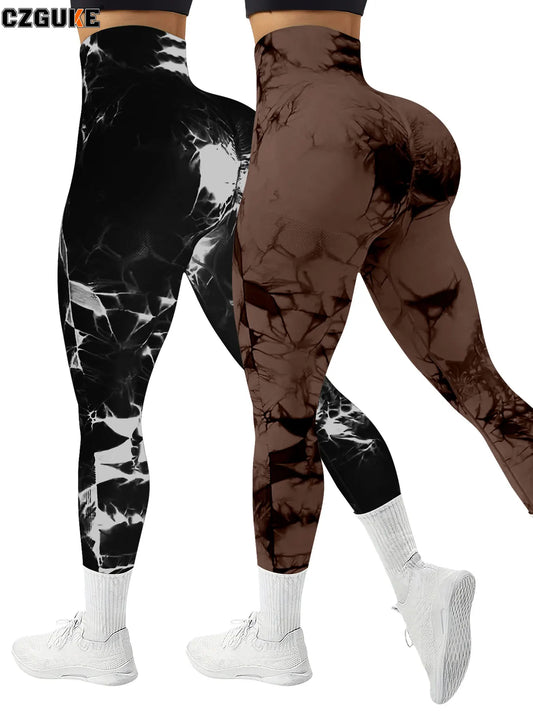 Yoga Leggings Push Up Damen Sport Hose Fitness Gym Stretch Leggins Jogginghose