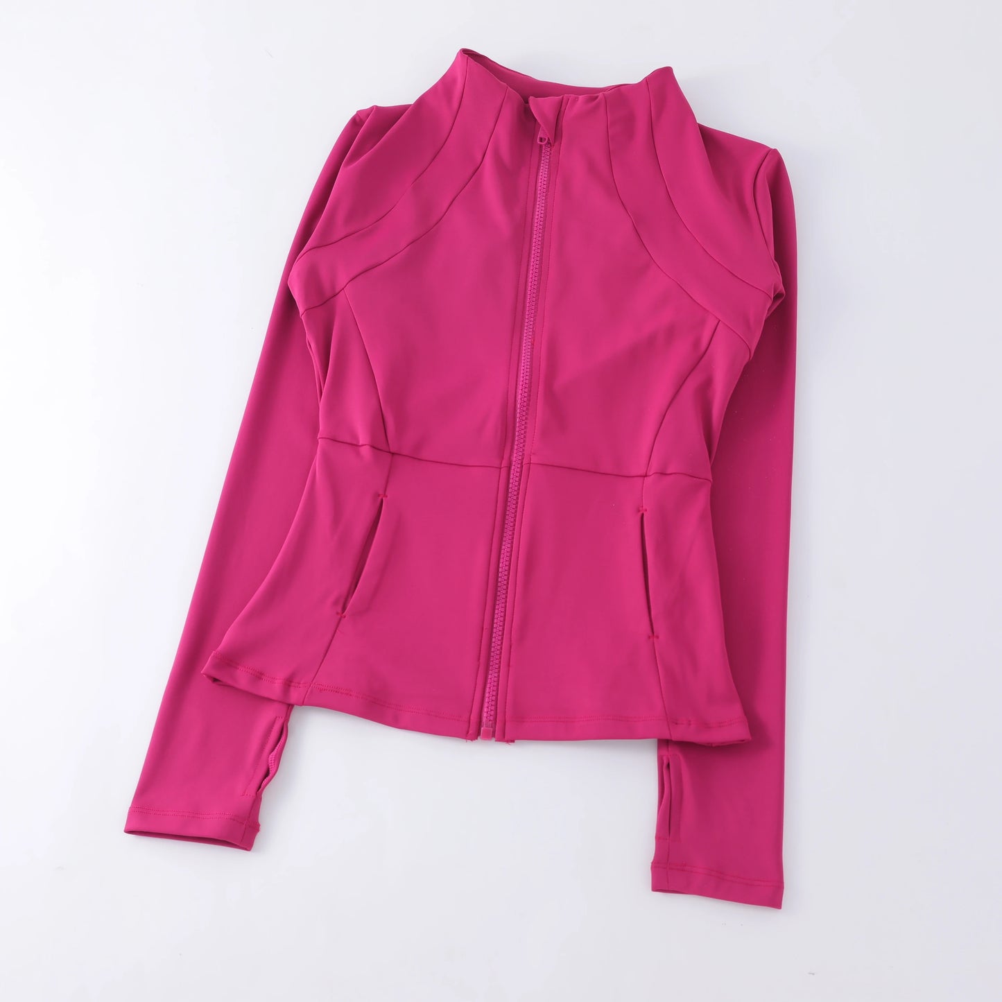 Damen kurze Sportjacke Sweatshirt Fitness Gym Jacke Yogajacke Yoga Sportswear