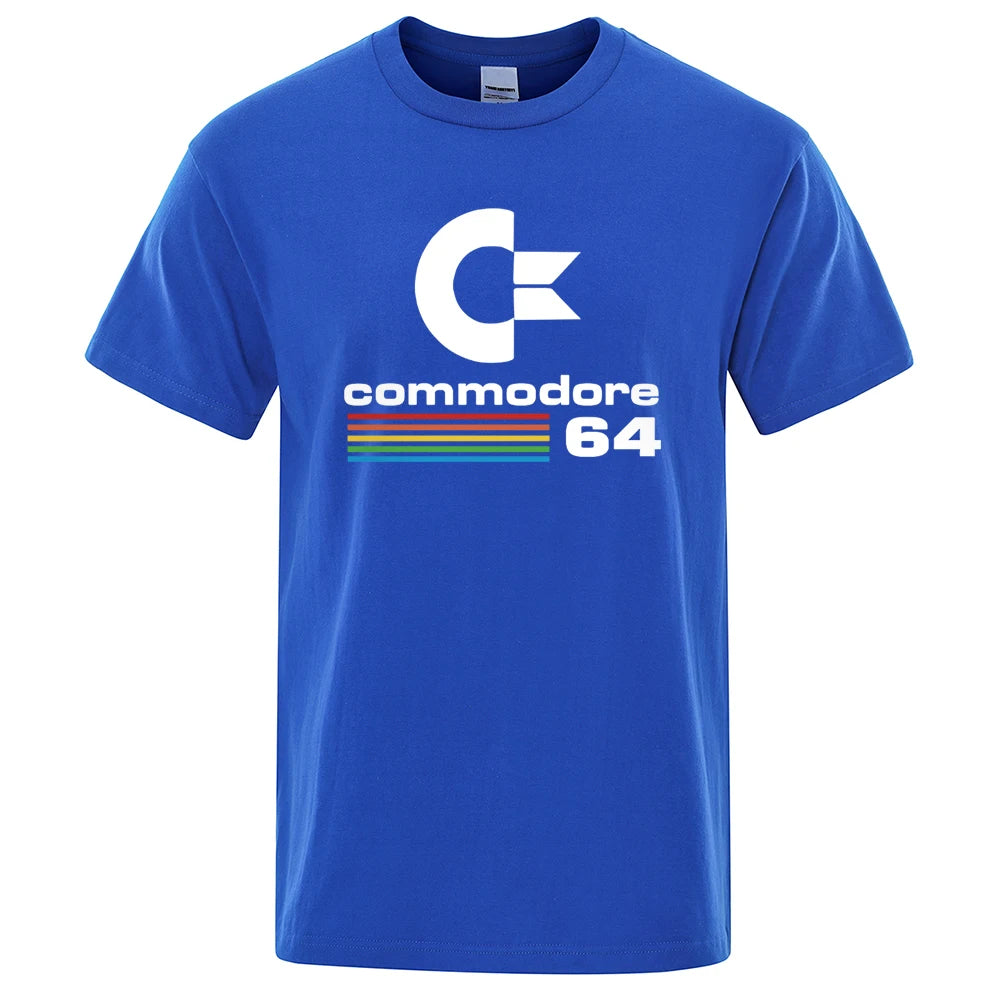 Fashion Herren Commodore 64 T-Shirt Rundhals Unisex Sommer Streetwear Tank Top