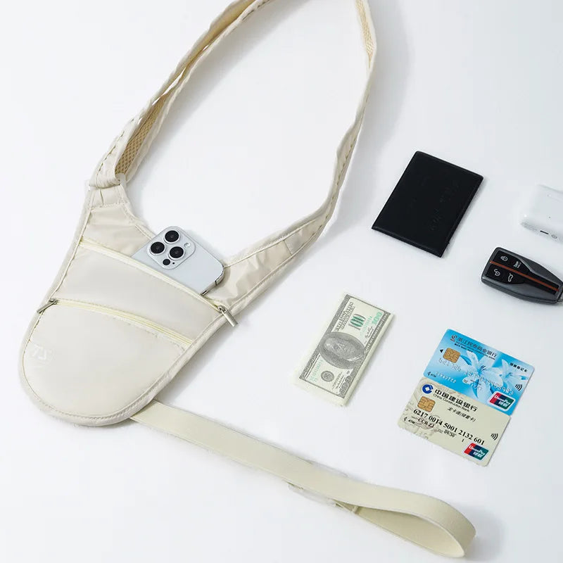 Reise Versteckte Taille Tasche Sport Telefon Männer Anti-diebstahl Gürtel Tasche Ultra-Dünne Wasserdichte Fanny Pack Neue Frauen laufen Licht Taille Tasche