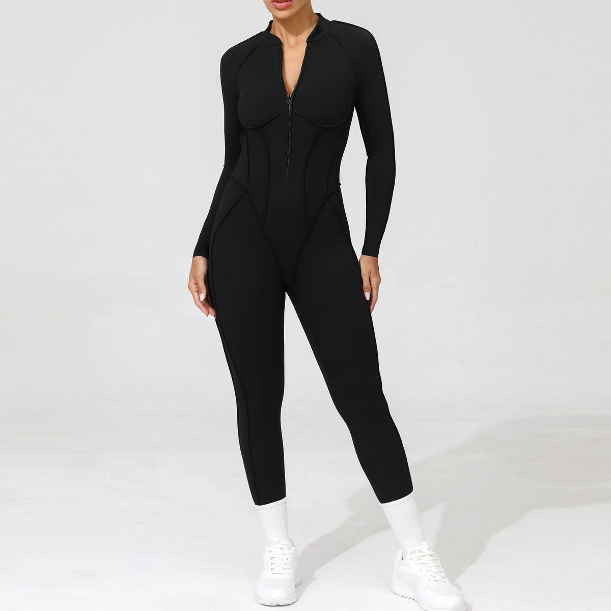 Yoga Fitness Overalls Jumpsuit Gym Stretch Leggings Jogging Anzug Top Push Up