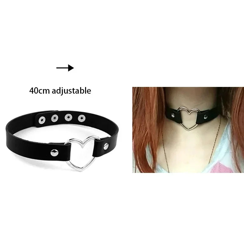 Sexy Halsband Harness Kette BH Gürtel  Punk Goth Frauen Bdsm Bondage Chocker