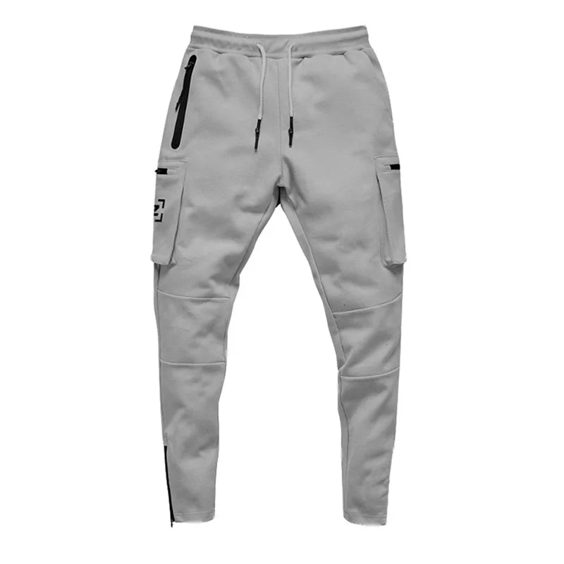 Herren Sporthose Jogger Jogginghose Sweatpants Trainingshose Cargo Hose mit Zip