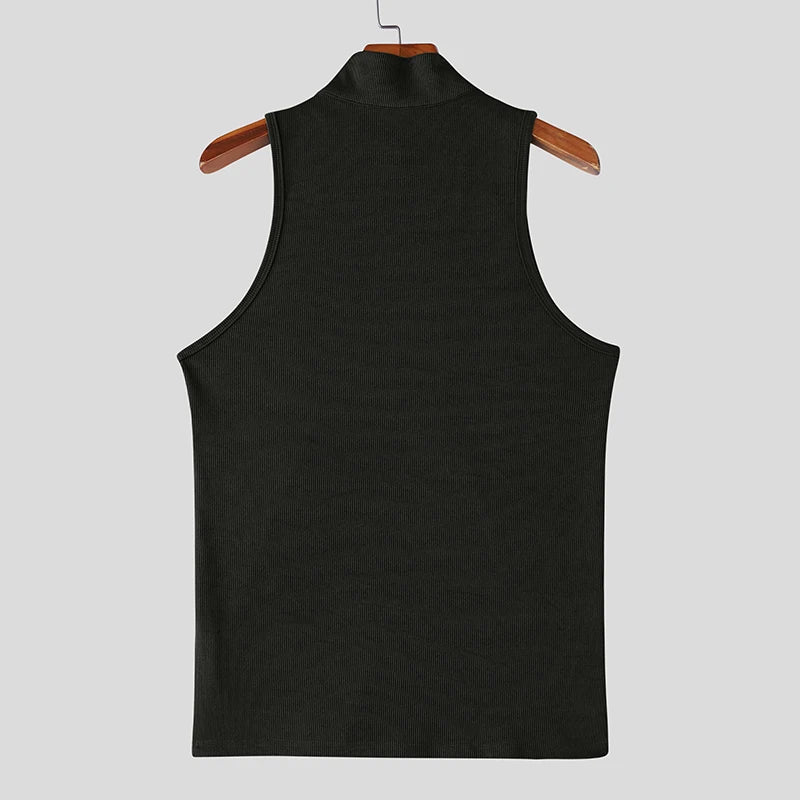 Herren Oberteil Ärmellos Tank Top Sexy Shirt Clubwear Muskel T-Shirt Unterhemd