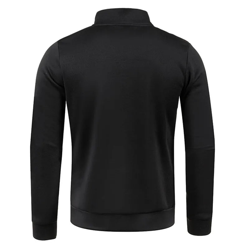 Herren Pullover Sweatshirt Troyer Pulli Sweater Stehkragen Zipper Langarmpulli