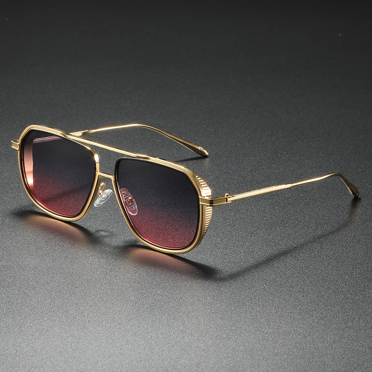 Herren Sonnenbrille Designer Luxus Männer Vintage Brille Pilotenbrille UV400