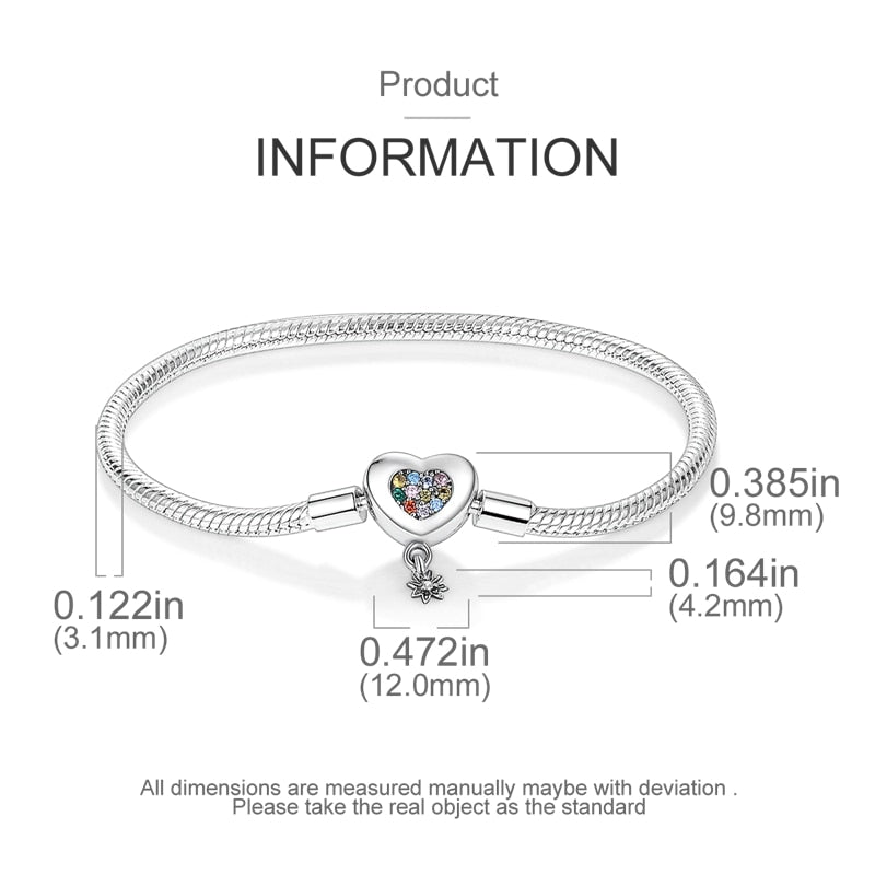 Bettelarmband Sammelarmband aus 925er Silber Charms Armband Damen