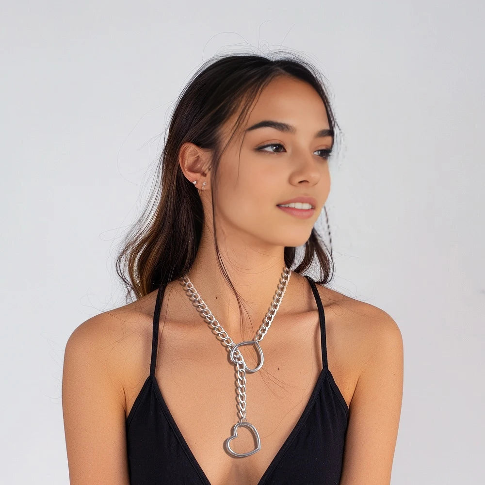 Sexy Halsband Harness Kette BH Gürtel  Punk Goth Frauen Bdsm Bondage Chocker