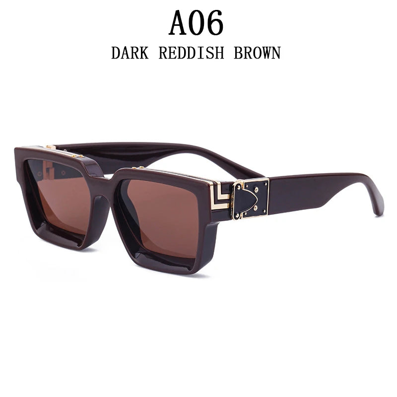 Damen Sonnenbrille Luxus Modische Herren Brille Vintage Pilotenbrille UV400