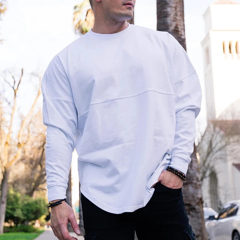 NEU! Herren Pullover Sweatshirt Pulli Sweater Rundhals Shirt Langarmshirt