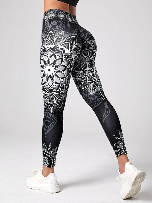 Leggins Donna Push up Vita Alta Pantaloni Sportivi Fitness Yoga Palestra Tuta