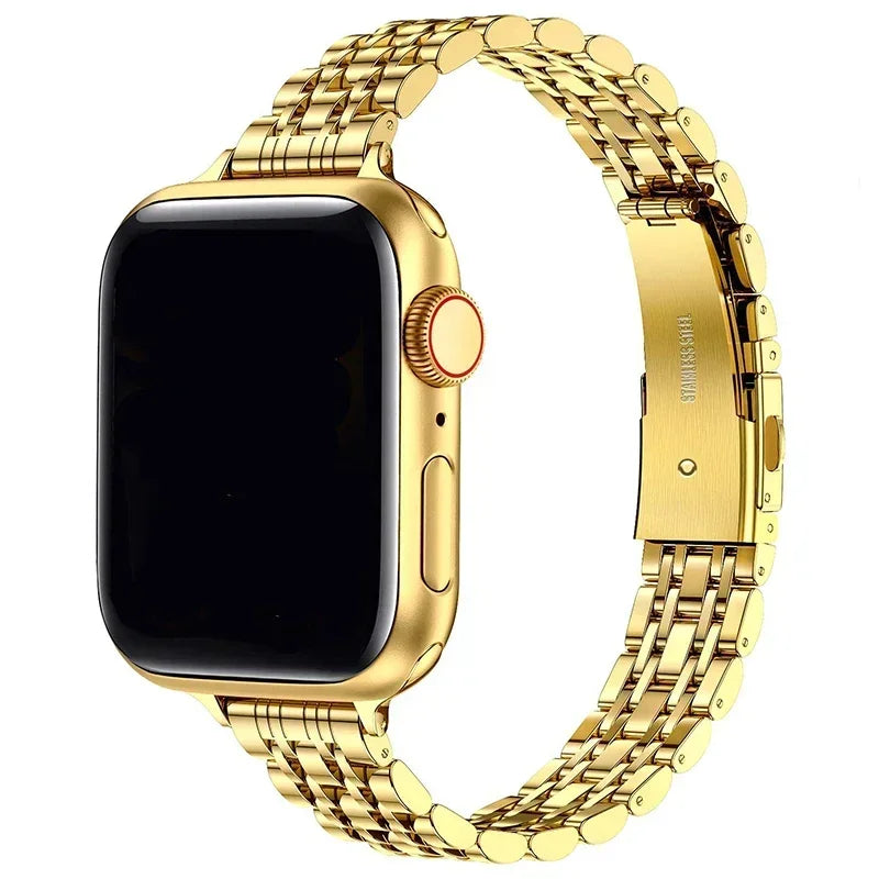 Edelstahl Armband fü Apple Watch Series 9 8 7 6 5 4 3 SE Ultra Sport Band iWatch