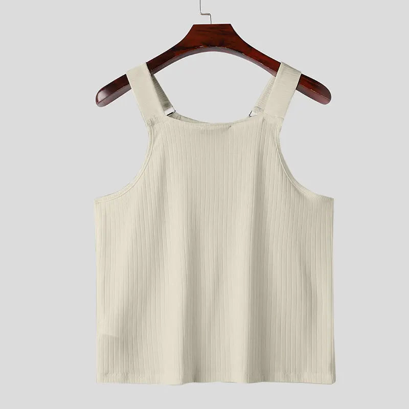 Herren Oberteil Ärmellos Tank Top Sexy Shirt Clubwear Muskel T-Shirt Unterhemd