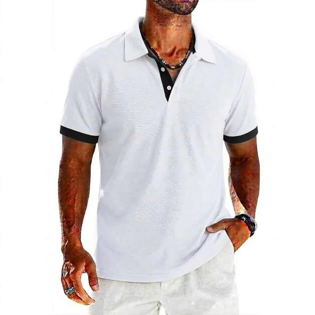 Herren Poloshirt POLO Shirt T-Shirt Kurzarm Hemd Fashion Polohemd Herrenmode Top