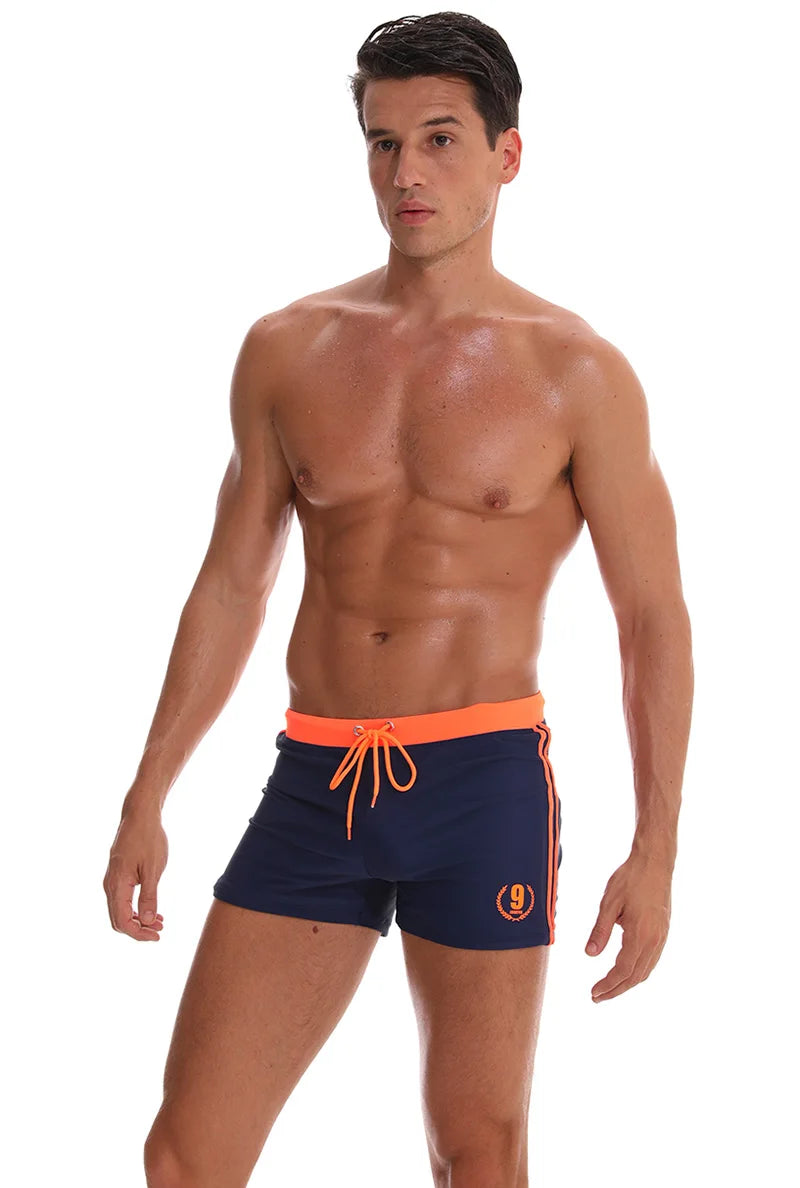 Heiße Badebekleidung Herren Atmungsaktive Badeanzüge Mann Badehose Boxershorts Sunga Badeanzüge Maillot De Bain Strandshorts
