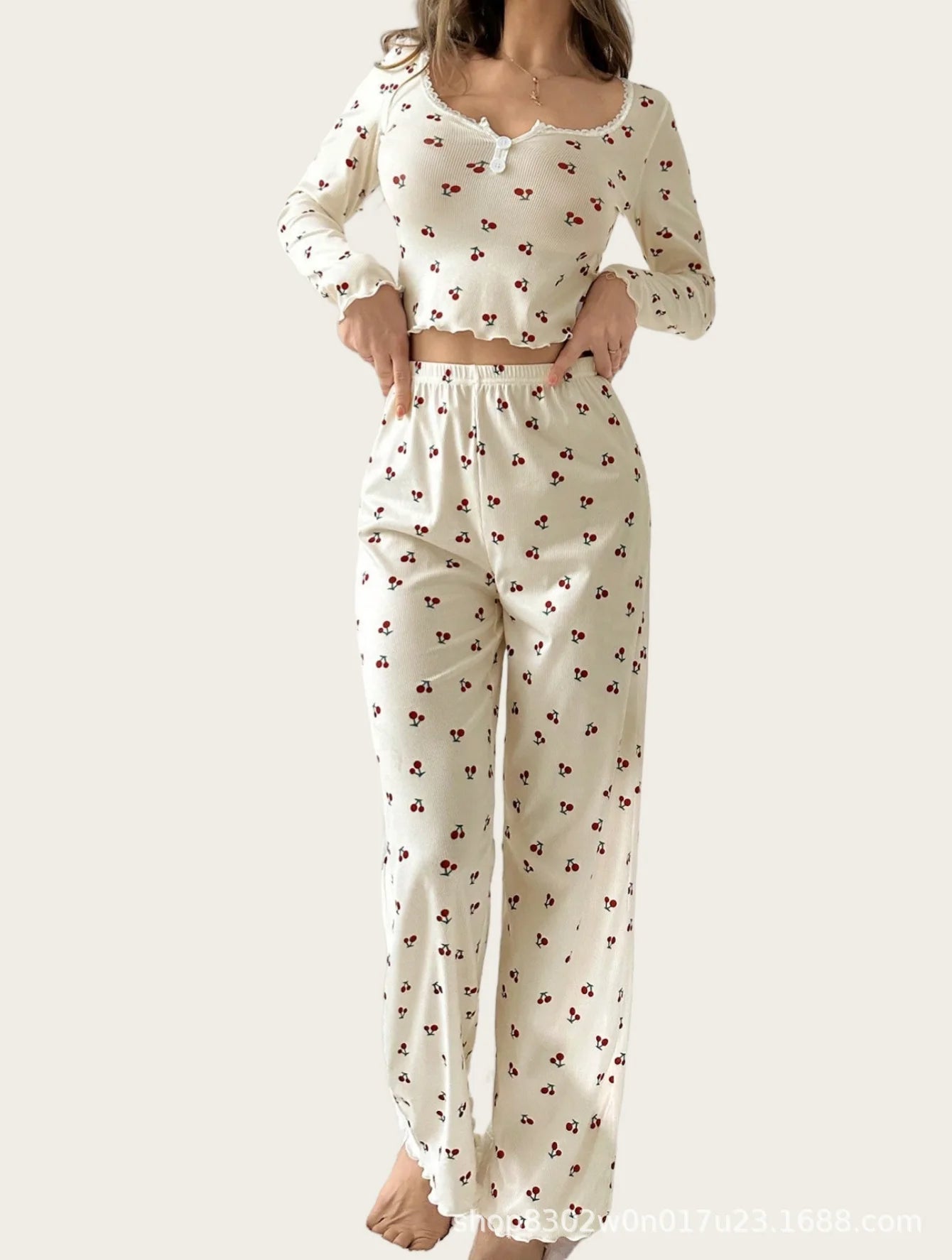 Pigiami da donna | L'intimo per la notte Camicia Completo da Casa in due pezzi