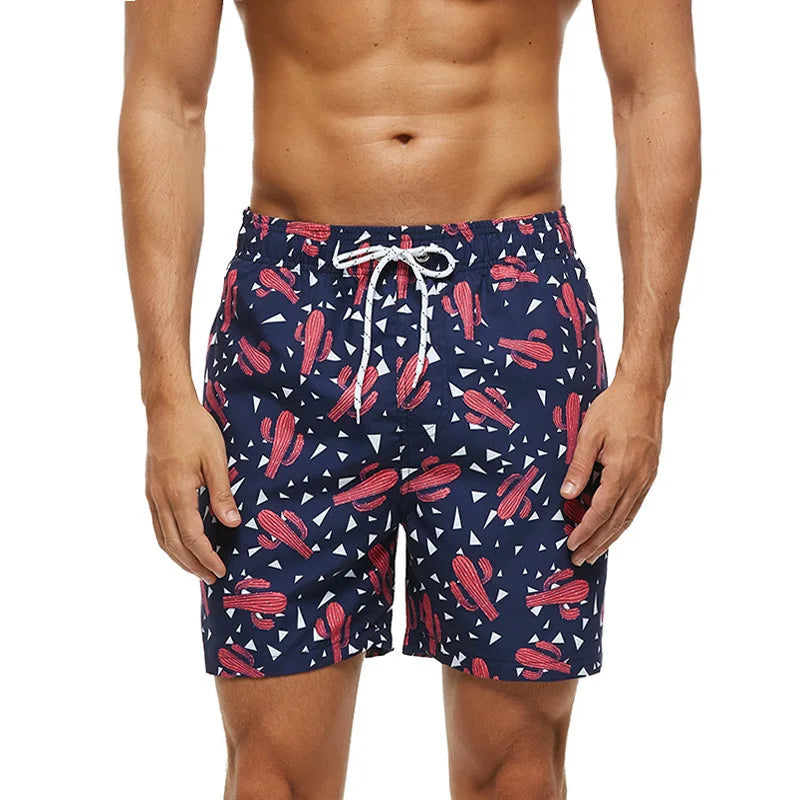 Herren Badehose Badeshort Kurze Hose Shorts Schwimmhose 100% Polyester NEU