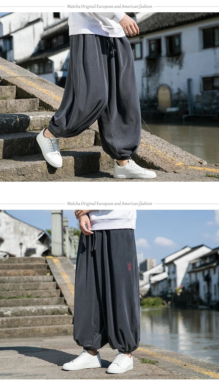 Männer Hose Haremshosen Pumphosen Pluderhosen Hosenrock Herrenrock Kilt Jogger