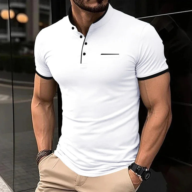 Herren Poloshirt POLO Shirt T-Shirt Kurzarm Hemd Fashion Polohemd Herrenmode Top