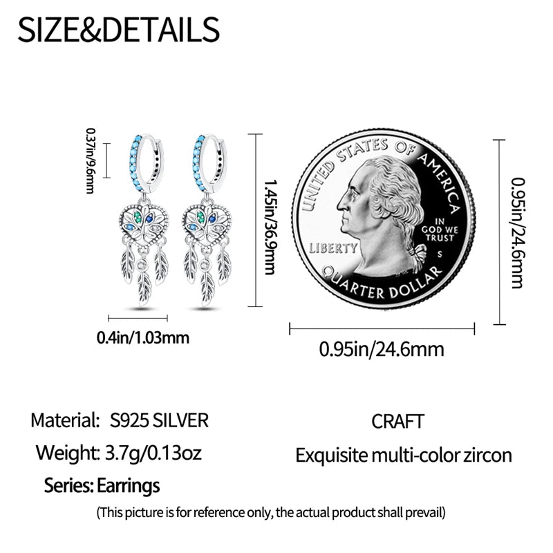 Creolen 925 Silber Ohrringe Zirkonia | Hypoallergen | Luxus Ohrstecker Geschenk