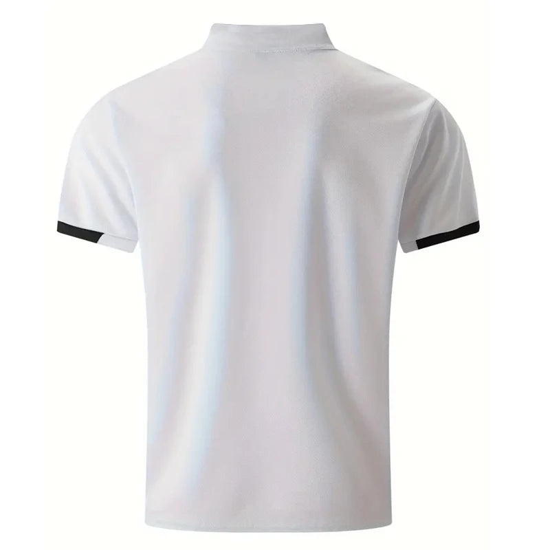 Herren Poloshirt POLO Shirt T-Shirt Kurzarm Zipper Hemd Fashion Polohemd NEU
