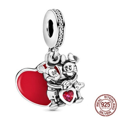 Charms Anhänger 925 Sterling Silber Charm Armband verschiedene Themen Damen Geschenk