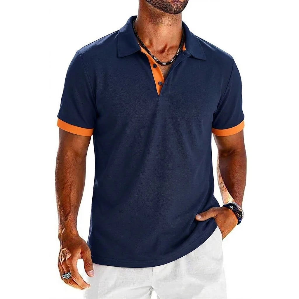 Herren Poloshirt POLO Shirt T-Shirt Kurzarm Hemd Fashion Polohemd Herrenmode Top