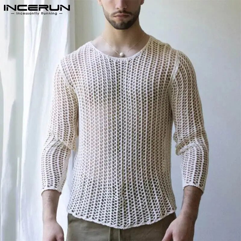 Fetisch Fashion Männer Sexy Bodysuits Herren Body Shirts Hemd Transparent Club