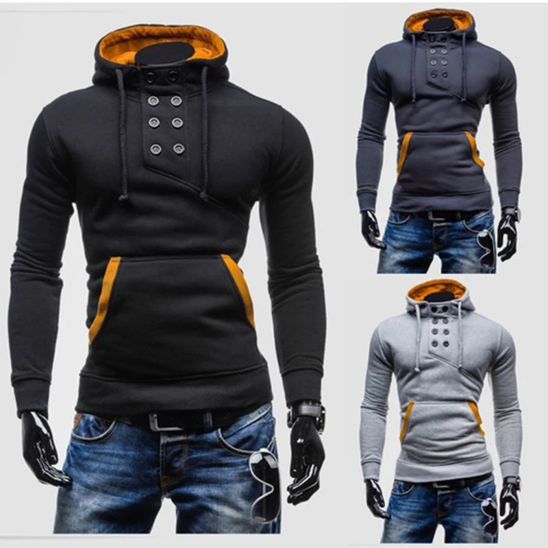 Herren Kapuzenpullover Sweatjacke Hoodie Sweatshirt Pullover Pulli Streetwear