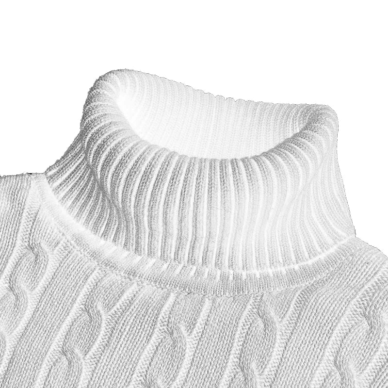 Herren Rollkragen Pullover Sweatshirt Pulli Zipper Sweater Shirt Langarmshirt